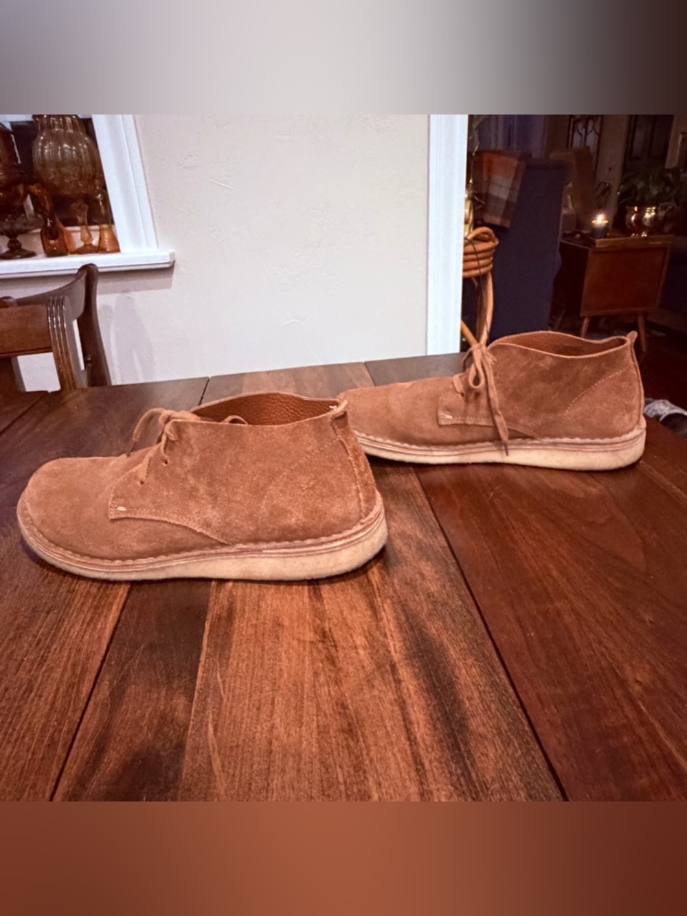 Astorflex Whiskey Beige Suede Greenflex Desert Chukka Boots Italian men’s 42 - Picture 5 of 14